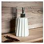 Dispensador de cerámica para jabón líquido 450ml Blanco o Negro