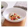 Plato Hondo de Ceramica Blanca 23x5cm