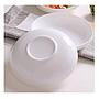 Plato Hondo de Ceramica Blanca 23x5cm