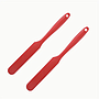 Espatula Fina en Silicona Roja Multiuso 24 cm