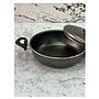 Arrocera Tramontina Paris en Aluminio con Revestimiento Interno y Externo Antiadherente Starflon Max Plomo con Tapa de Aluminio 26 cm 3,6 L