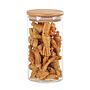 Frasco de Borosilicato con Tapa de Madera 400 ml
