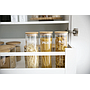Frasco de Borosilicato con Tapa de Madera 1350 ml