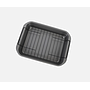 Bandeja de Horneado en Acero al Carbono con Rejilla 37x25x5 cm