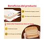 Papel antiadherente para AirFryer. Cuadrado 50pcs. 16x16x4,5cm.