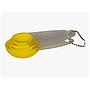Juego de Cucharas 4 Medidoras en Silicona con mango Plastico
