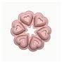 Molde Casasunco para Cupcake en forma de Corazones x6 en silicona