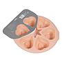 Molde Casasunco para Cupcake en forma de Corazones x6 en silicona