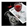 Juego de 6 copas en Vidrio Diamantado Labrado Transparente 240 ml