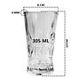 Juego Old Fashion de Jarra 1 L con 6 Vasos de Vidrio Labrado 300 ml Transparente