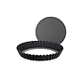 Molde para Tarta Desmontable Tramontina Brasil en aluminio con revestimiento interno y externo antiadherente Starflon Max grafito 24 cm 1,4 L
