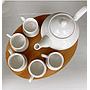 Juego De Tazas Con Tetera Bandeja 8 Piezas 60ML
