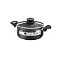 Cacerola Tramontina Paris en Aluminio con Revestimiento Interno y Externo Antiadherente Starflon Max Plomo con Tapa de Vidrio 26 cm 6,3 L


