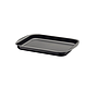 Asadera rectangular rasa Tramontina Brasil en aluminio con revestimiento interno y externo antiadherente Starflon Max grafito 34 cm 2,9 L