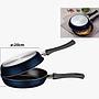 Omeletera Tramontina Ravena en Aluminio con Revestimiento Interno Antiadherente Starflon Max con Mangos Baquelita 20 cm Azul

