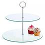 Soporte de vidrio para cupcakes 20 cm