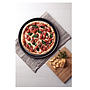 Asadera para pizza Tramontina Brasil en aluminio con revestimiento interno y externo antiadherente Starflon Max grafito 35 cm 2,5 L