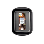 Asadera rectangular honda Tramontina Brasil en aluminio con revestimiento interno y externo antiadherente Starflon Max grafito 28 cm 3,3 L