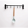 Cucharón silicona con mango de bambu 31,5cm