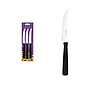 Juego de Cuchillos para Asado Tramontina New Kolor con Láminas de Acero Inoxidable y Mangos de Polipropileno Negro 3 Piezas
