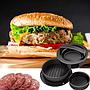 Molde Prensador de Hamburguesas 3 en 1 Black Burger en Polipropileno Negro