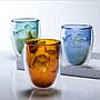 Vaso Doble Pared Ambar 250ml 8,5x11 cm