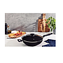 Wok Tramontina Loreto de Aluminio con Revestimiento Interno Antiadherente Starflon Max con Tapa de Vidrio, 28 cm y 3,3 l
