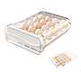 Bandeja tipo Cajón para 20 huevos en Acrílico 28x22x9cm