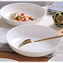 Plato Hondo de Ceramica Blanca 23x5cm