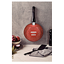 Sartén Tramontina Paris en Aluminio con Revestimiento Interno con Antiadherente Starflon Max y Externo Siliconado Rojo con Espátula de 24 cm 1,2 L