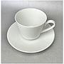 Set British Airways de Taza con Plato en ceramica Blanca 200 ml